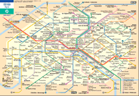 Mappa metro Parigi